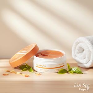 Mặt Nạ Mắt Lanbena Vitamin C Dưỡng Sáng, Mờ Quầng Thâm Chính Hãng