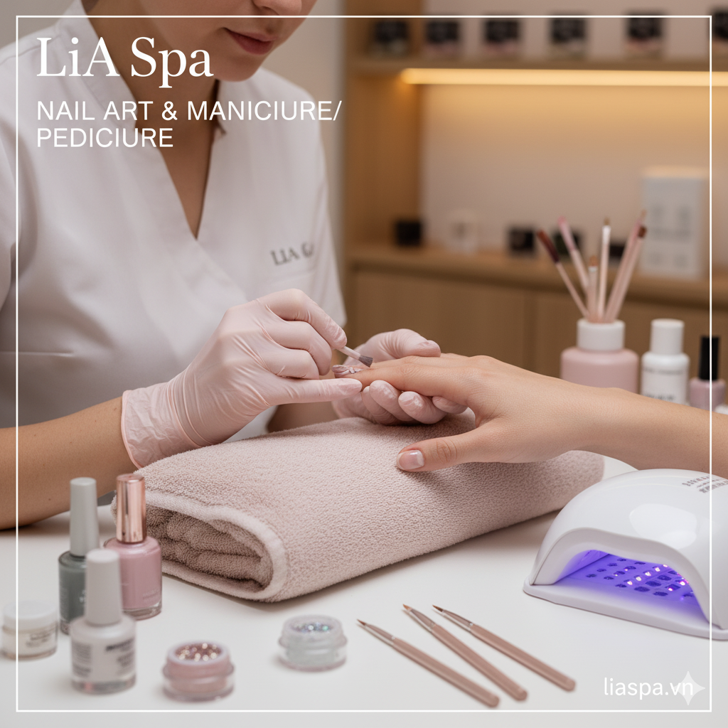 Nail art – chăm sóc móng tay chân tại LiA Spa Tân Phú
